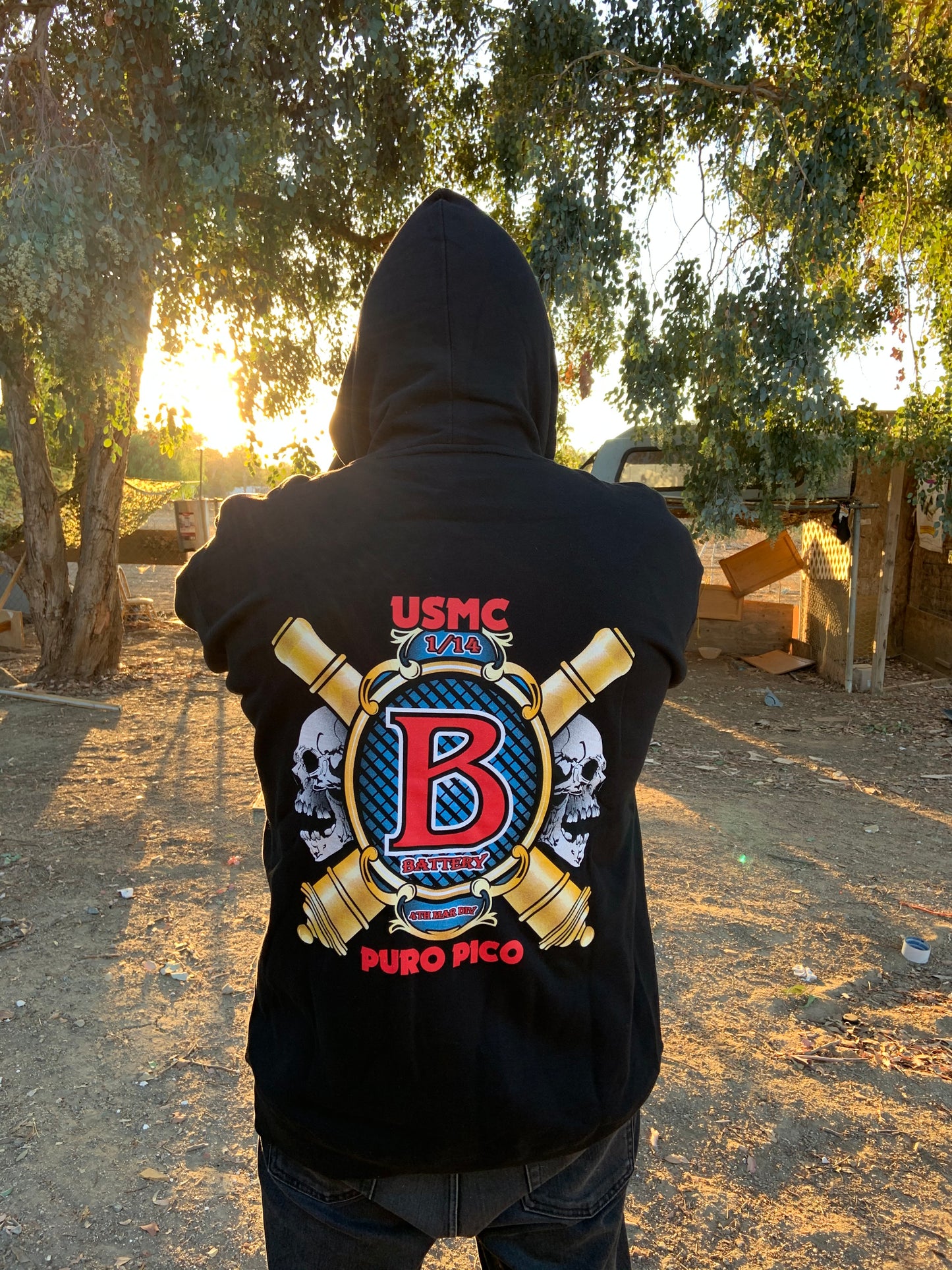 "B Btry 1/14" Unit Hoodie