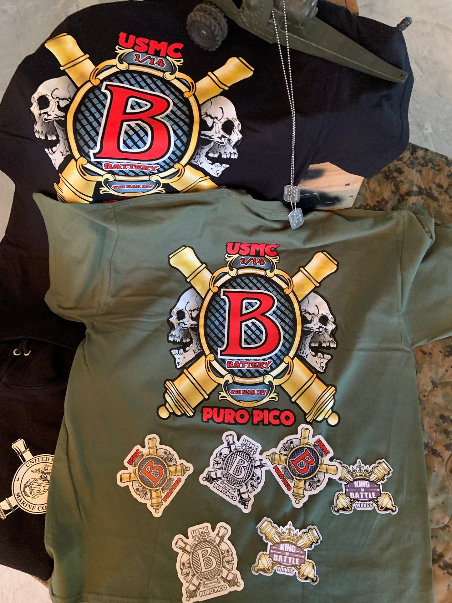 "B Btry 1/14" Unit T-Shirt