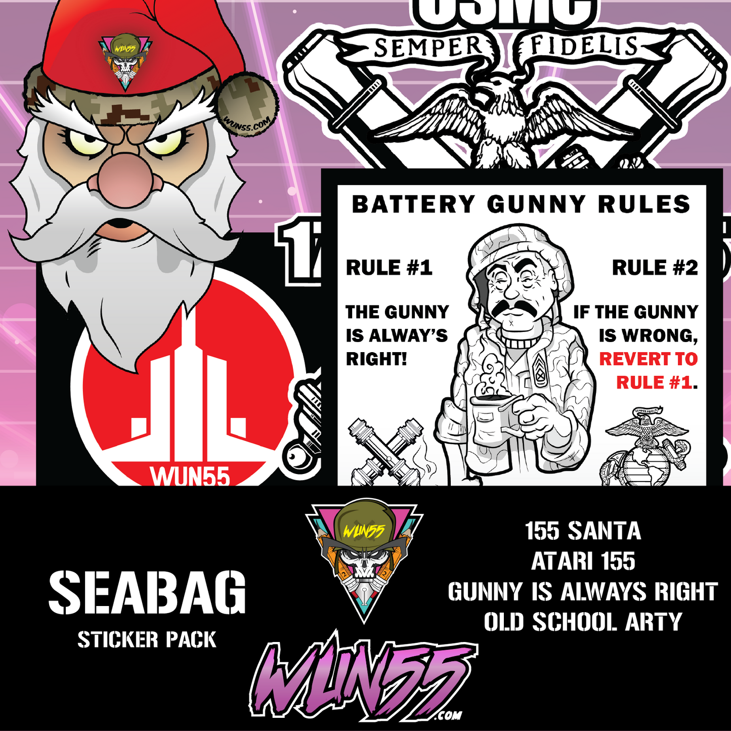 Seabag Sticker Pack