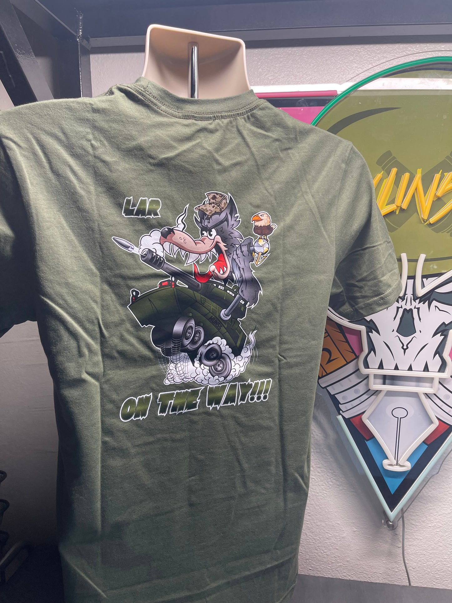 LAR Tribute  OD Green T-Shirt