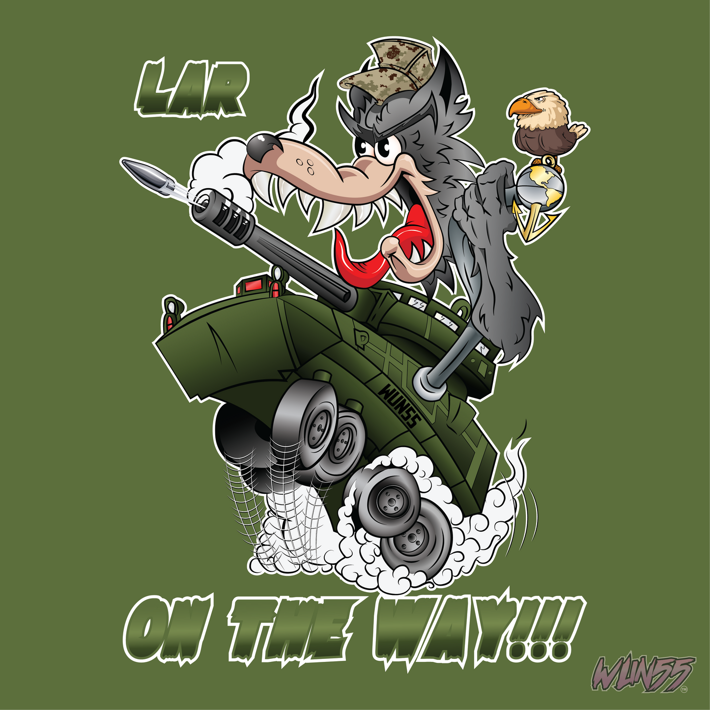 LAR Tribute  OD Green T-Shirt