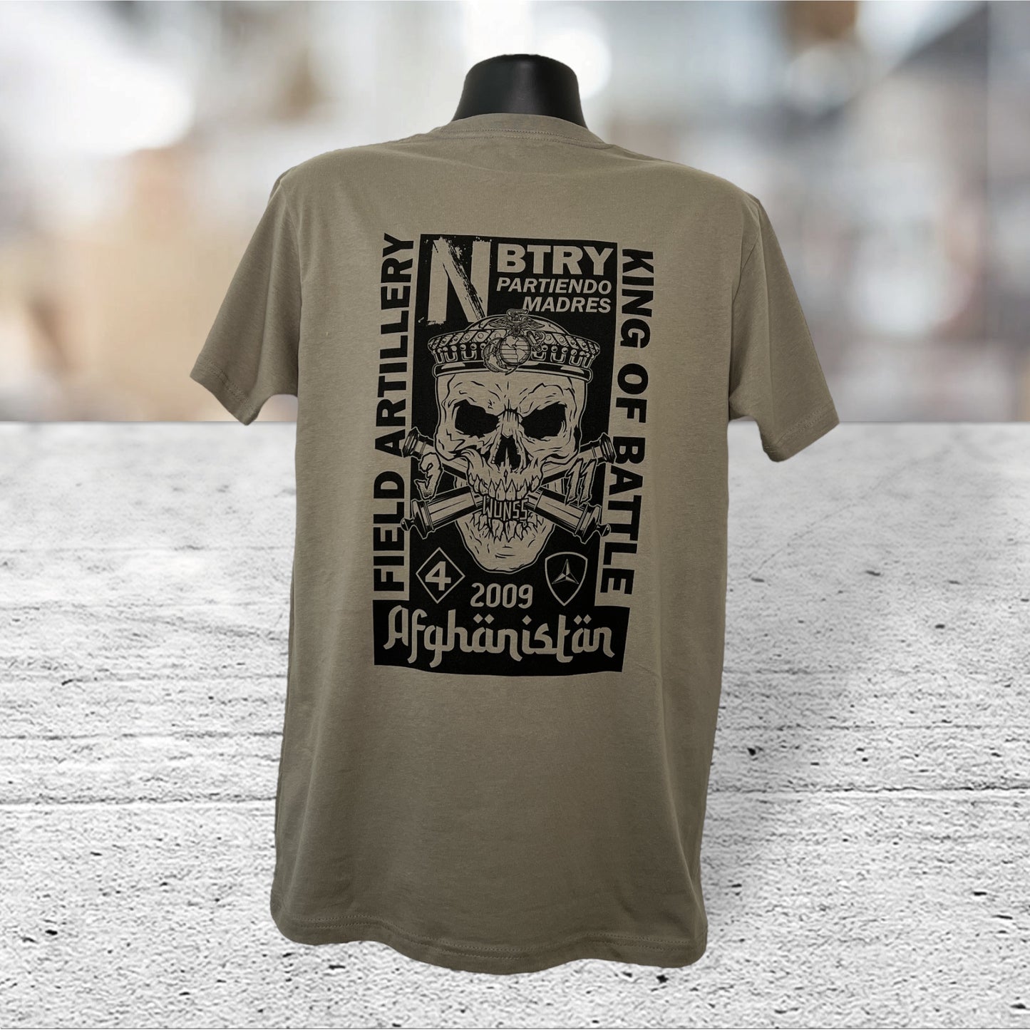 N Btry Afghanistan Tribute T-Shirt