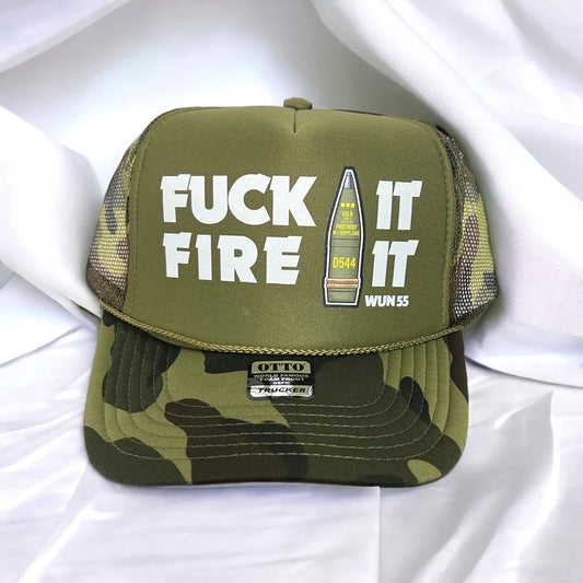 Fuck It, Fire It Tri Color Camouflage Cover